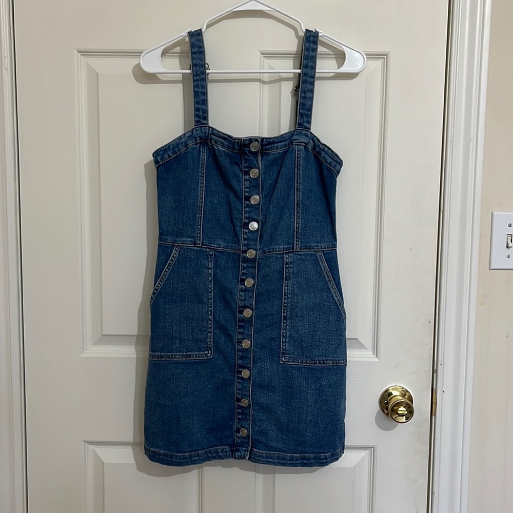 Denim Jean Dress Button Down‎ Garage